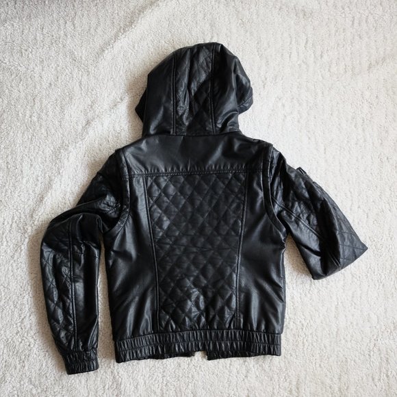 Danier Black Leather Bomber Jacket with Thinsulate - Picture 2 of 9